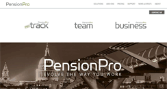 Desktop Screenshot of pensionpro.com